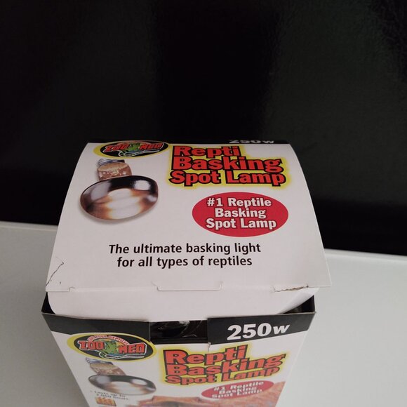 250W ZOO MED REPTI BASKING SPOT LAMP REPTILE HEAT BAKSING UVA DAYLIGHT SL-250 - Picture 3 of 6